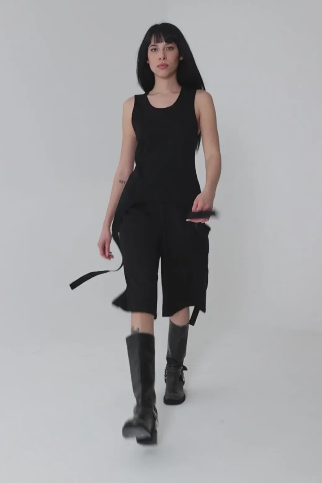 Aniye By Top con Logo In Strass Sul RetroBLACK