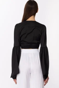 Aniye By Top Eda con Nodo e Scollo a VBLACK