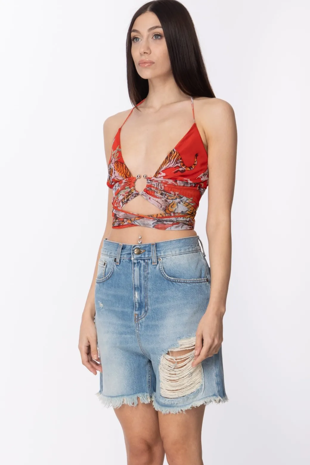 Aniye By Top In Tulle Mizzy Annodato In VitaTIGER-RED