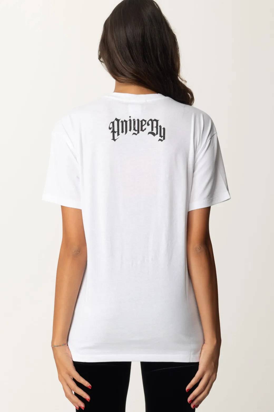 Aniye By T-shirt con Stampa Minnie e BorchieWHITE