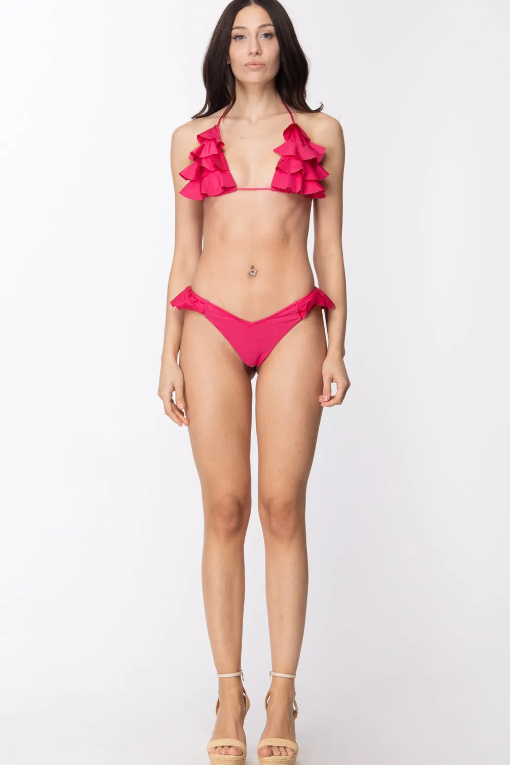 Ardoel Bikini a Triangolo con Volant LolaFUCSIA