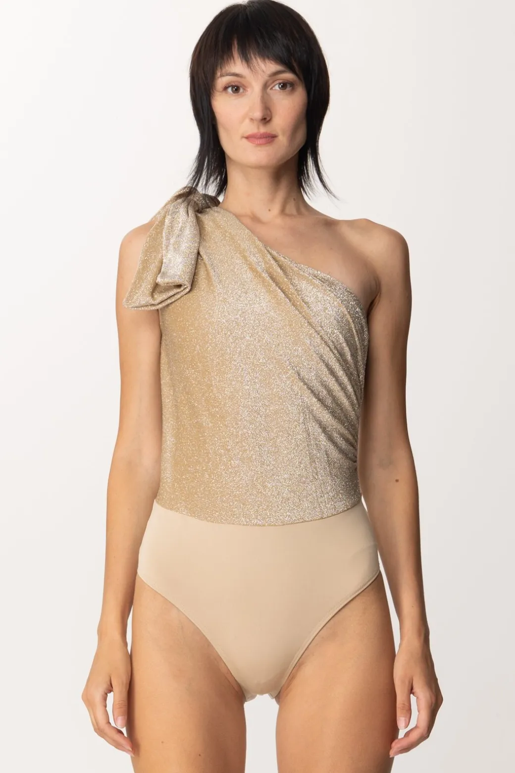 Ardoel Body Monospalla In Lurex RoxaneCAMEL