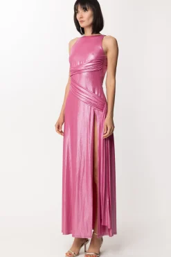 Chiara Ferragni Abito Lungo Effetto Glitter Scollo Sul RetroFANDANGO