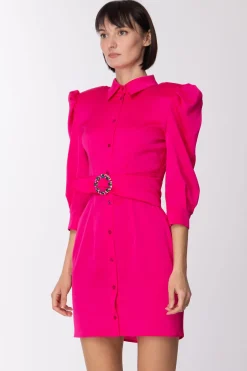 Dramèe Abito Chemisier con CinturaFUCSIA