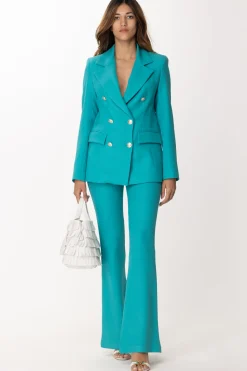 Dramèe Pantaloni a Vita AltaVERDE