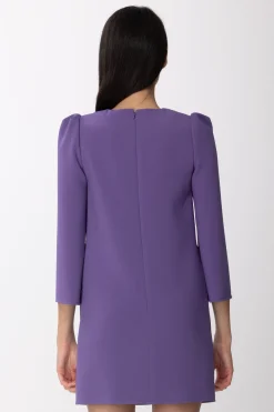 Elisabetta Franchi Abito a Sacchetto con Stampa LosangaAMETISTA