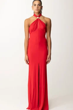 Elisabetta Franchi Abito Red Carpet con Scollo All'americanaRED PASSION