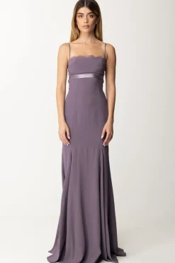 Elisabetta Franchi Abito Red Carpet a BalconcinoCANDY VIOLET