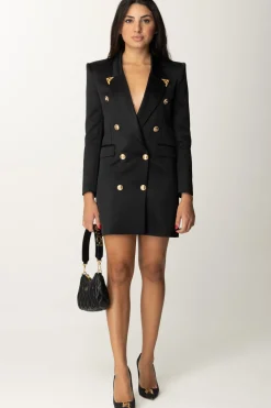 Elisabetta Franchi Abito Doppiopetto con PuntaliNERO