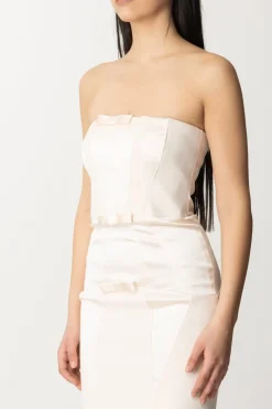 Elisabetta Franchi Abito Midi a Fascia con FiocchiBURRO