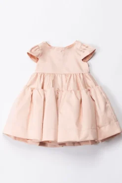 Elisabetta Franchi Bambina Abito con Gonna AmpiaDESERT ROSES