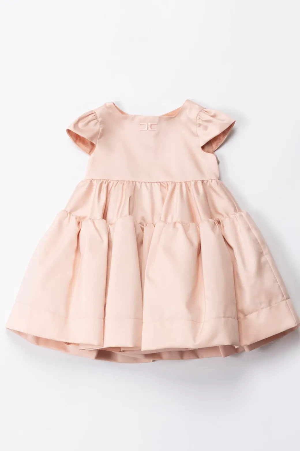 Elisabetta Franchi Bambina Abito con Gonna AmpiaDESERT ROSES