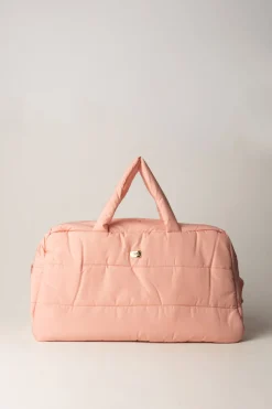 Elisabetta Franchi Bambina Mum Bag In NylonPOWDER PINK