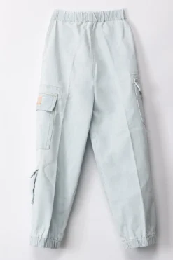 Elisabetta Franchi Bambina Jeans CargoLIGHT DENIM