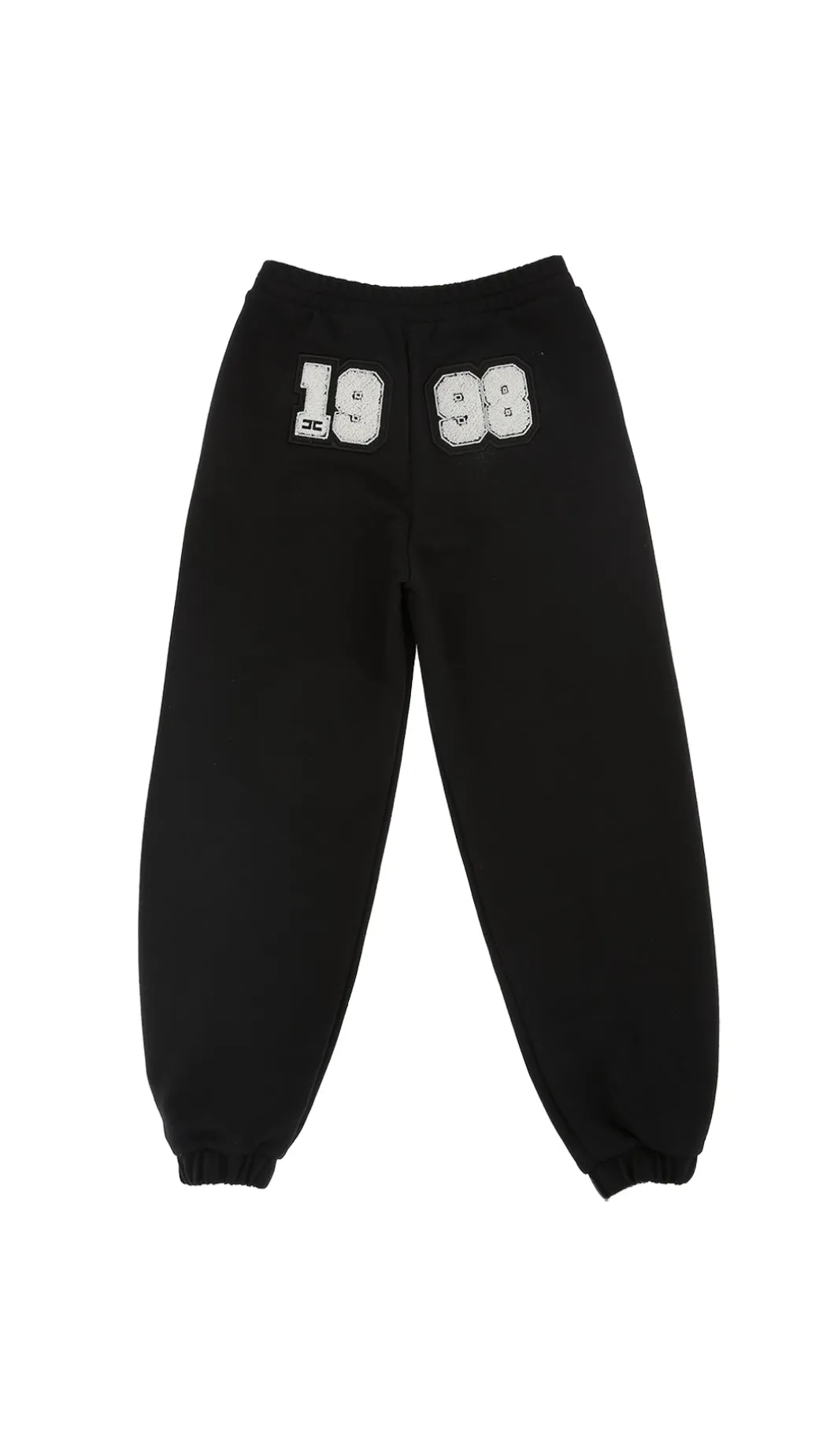 Elisabetta Franchi Bambina Jogging con Toppa 1998 Sul RetroNERO RICAMO AVORIO