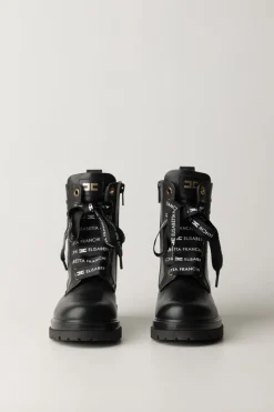 Elisabetta Franchi Bambina Tronchetti con Lacci LogatiNERO