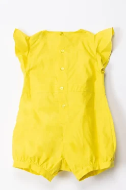 Elisabetta Franchi Bambina Pagliaccetto In Cotone con Logo EmbossedCEDAR