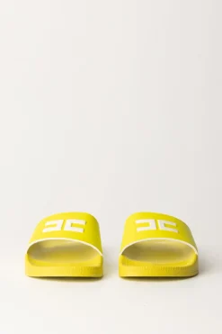 Elisabetta Franchi Bambina Sandali Pool con LogoYELLOW