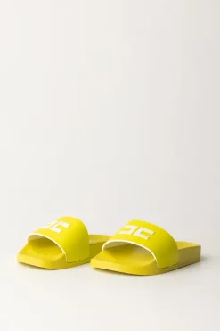 Elisabetta Franchi Bambina Sandali Pool con LogoYELLOW