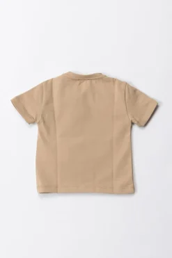 Elisabetta Franchi Bambina T-shirt Over con Applicazione Logo CcSAND