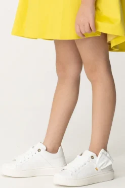 Elisabetta Franchi Bambina Sneakers con Inserto FioccoWHITE