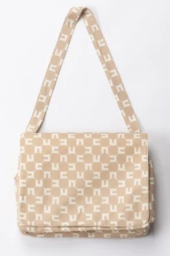 Elisabetta Franchi Bambina Mum Bag LogataNAKED/BUTTER