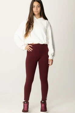 Elisabetta Franchi Bambina Felpa Crop con Ricamo LogoPANNA CHIARO