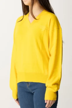 Elisabetta Franchi Bambina Maglia In Lana con Ricamo LogoMIMOSA