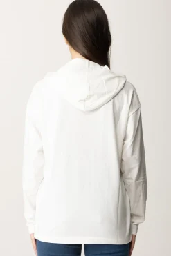 Elisabetta Franchi Bambina T-shirt Manica Lunga con CappuccioAVORIO/CAMEL-NAVY-MIMOSA