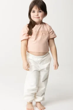 Elisabetta Franchi Bambina Joggings Stampa EmbossedLIGHT CREAM