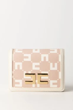 Elisabetta Franchi Bambina Mini Tracolla con LogoSAND/BUTTER