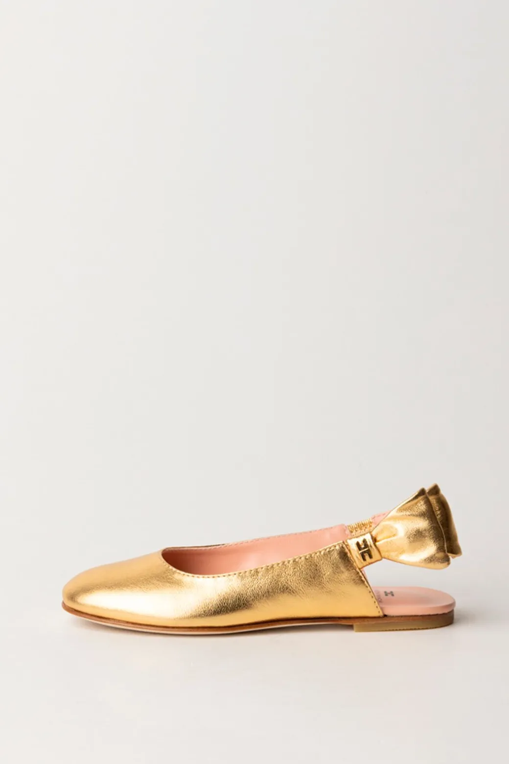 Elisabetta Franchi Bambina Sandali Chanel LaminatiGOLD