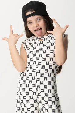 Elisabetta Franchi Bambina Cappello Da Baseball con LogoBLACK