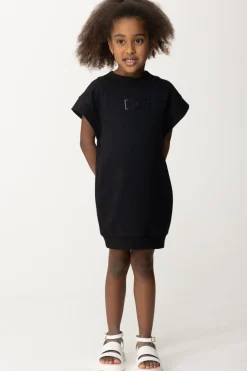 Elisabetta Franchi Bambina Abito In Felpa con LogoBLACK