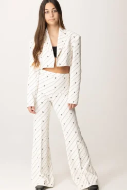 Elisabetta Franchi Bambina Outfit Completo Giacca e PantaloneBURRO/NERO