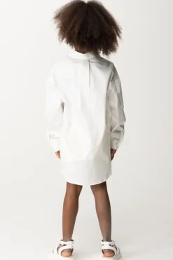 Elisabetta Franchi Bambina Abito con Camicia e GonnaST. BUTTER-CEDAR/IVORY