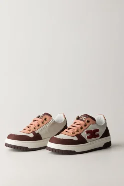 Elisabetta Franchi Bambina Sneaker Bicolore con LogoBOR/LAT/NUD