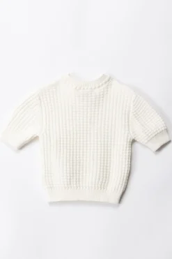 Elisabetta Franchi Bambina Complet Tricot In CotoneLIGHT CREAM