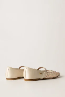 Elisabetta Franchi Bambina Ballerine a Rete con StrassBUTTER