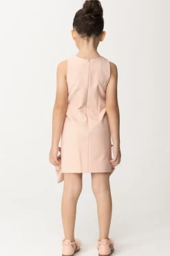 Elisabetta Franchi Bambina Abito Tubino con Maxi FioccoDESERT ROSES