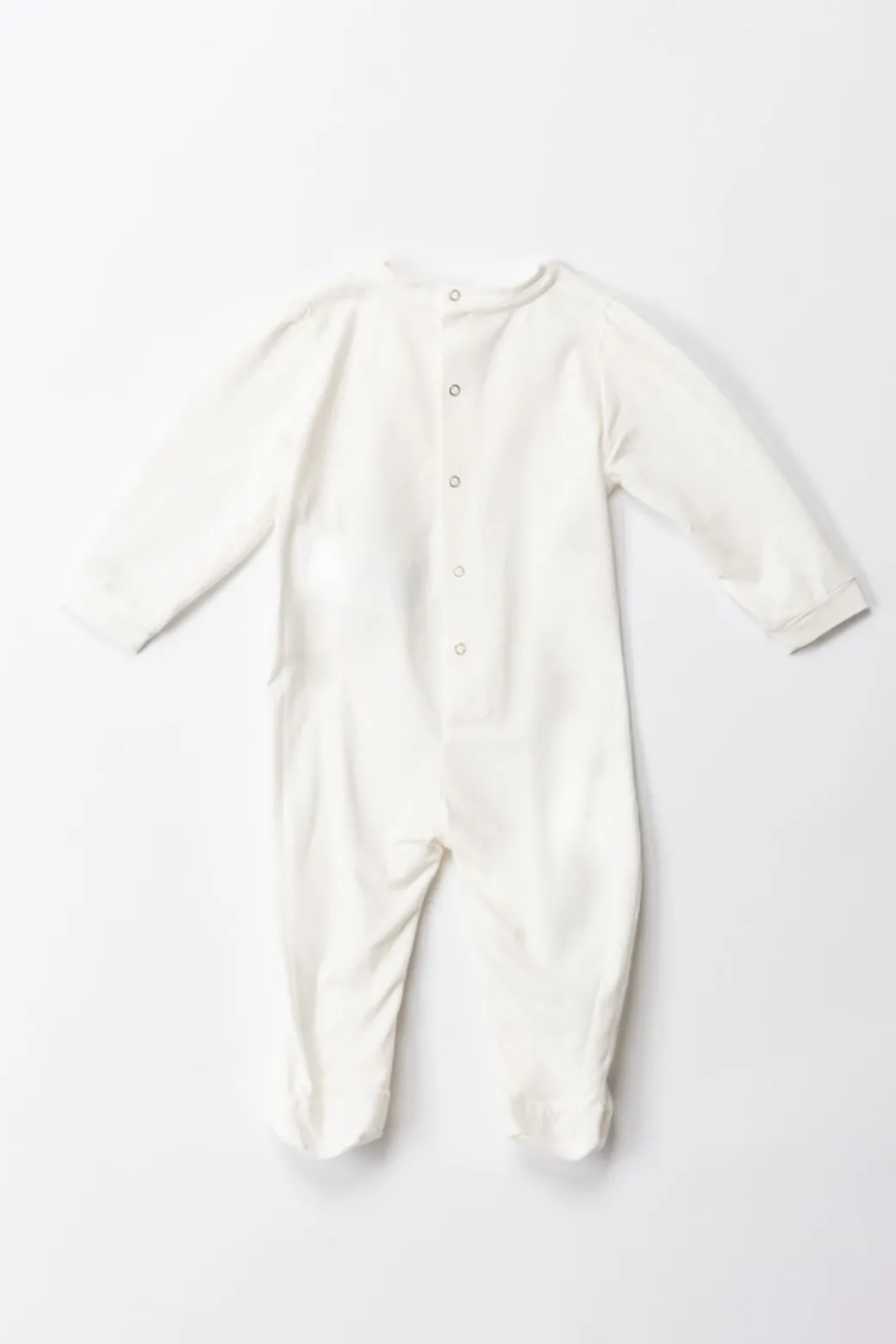 Elisabetta Franchi Bambina Tutina con Ricamo EmbossedIVORY/PORCELAIN