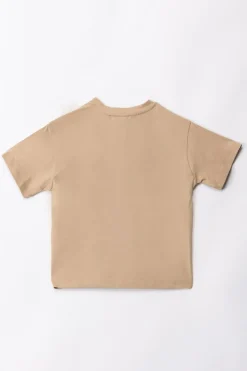 Elisabetta Franchi Bambina T-shirt con Logo StampatoSAND