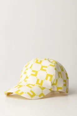 Elisabetta Franchi Bambina Cappellino Da Baseball Stampa Logo CubicoBUTTER/CEDAR
