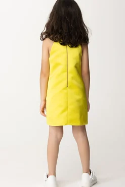 Elisabetta Franchi Bambina Abito In Duchesse con RoseCEDAR