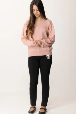 Elisabetta Franchi Bambina Maglia In Lana con Ricamo LogoPOWDER PINK