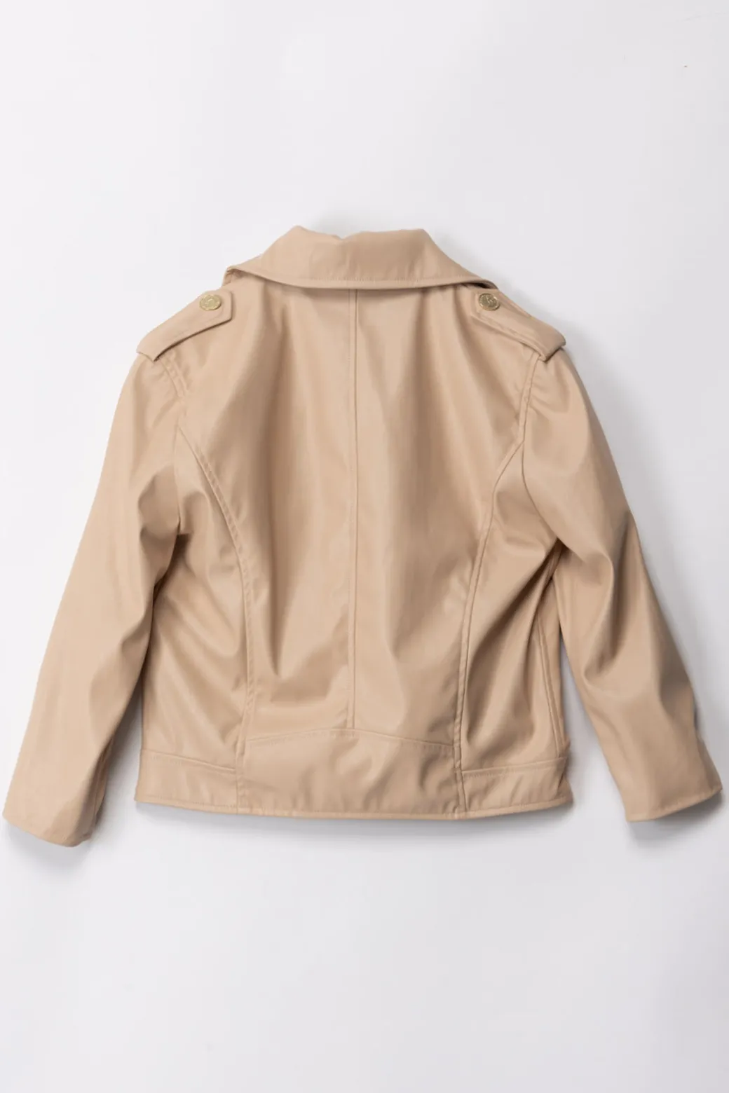 Elisabetta Franchi Bambina Giacca In PelleSAND