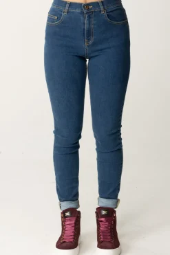 Elisabetta Franchi Bambina Jeans SkinnyLIGHT BLUE DENIM