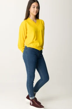 Elisabetta Franchi Bambina Jeans SkinnyLIGHT BLUE DENIM