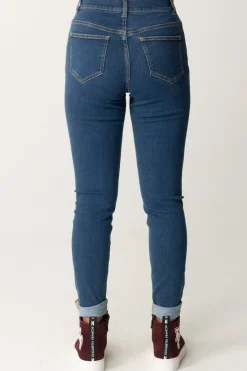 Elisabetta Franchi Bambina Jeans SkinnyLIGHT BLUE DENIM