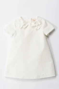 Elisabetta Franchi Bambina Abito con Applicazione RoseLIGHT CREAM